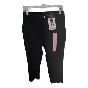 Rafaella Black‎ Stretch Capri Pants